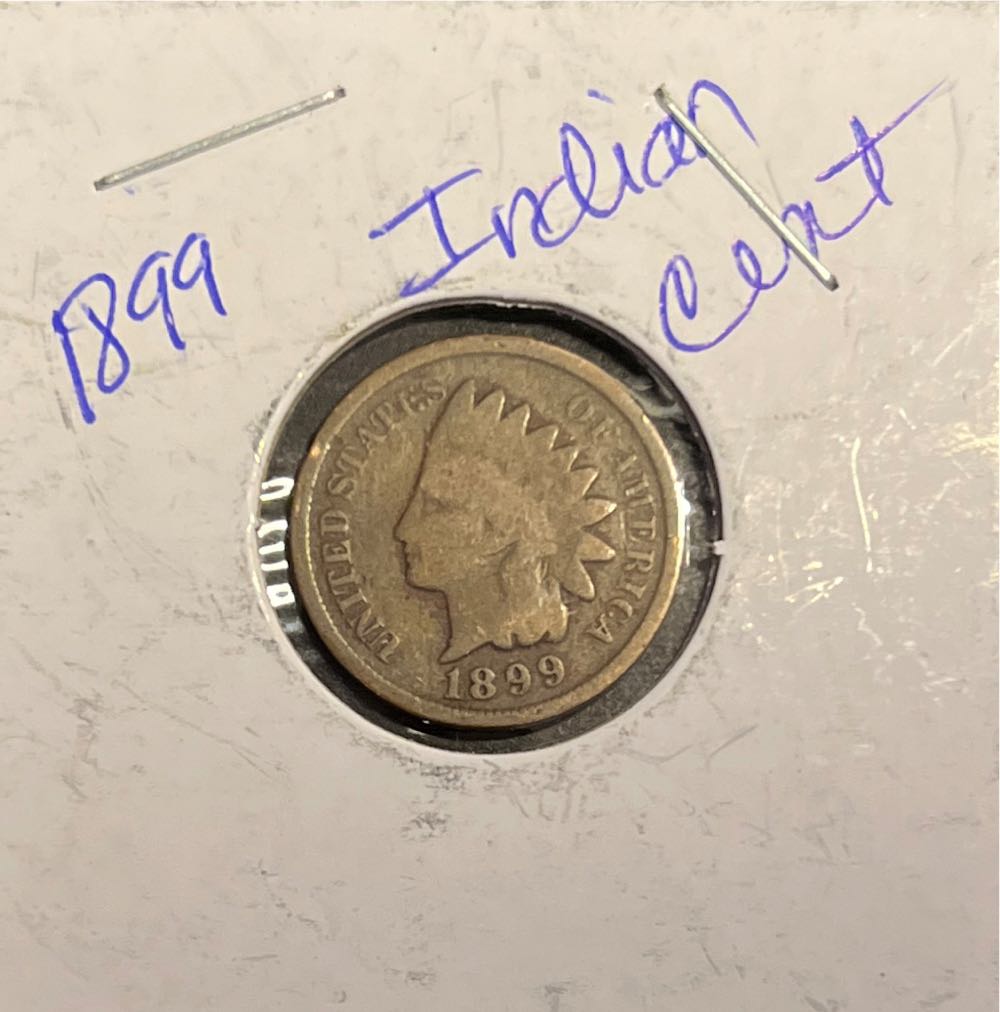Indian Head Penny - 1899  coin collectible - Main Image 1