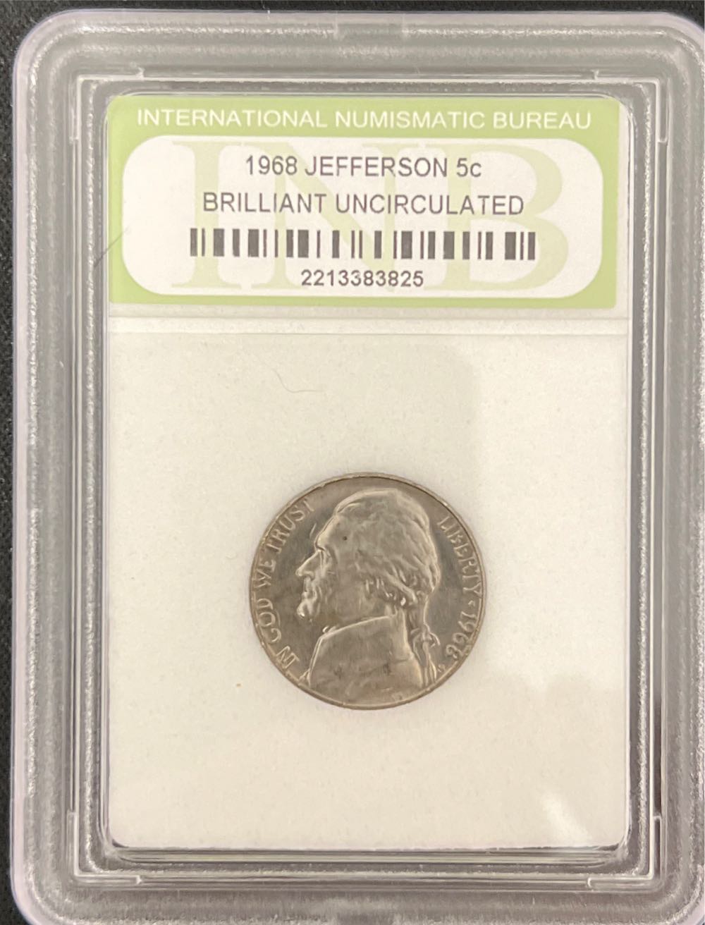 Jefferson Nickel - 1968 S  coin collectible - Main Image 3