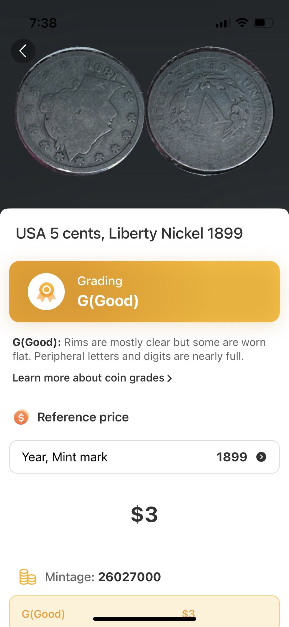 Book - Canadian Nickel 10 Cent Coin