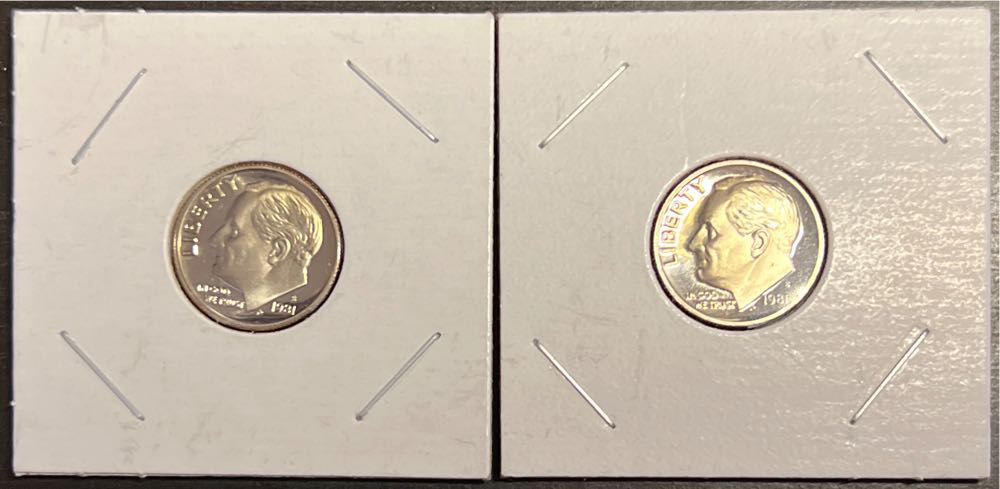 1981 S Roosevelt Dime  coin collectible - Main Image 3