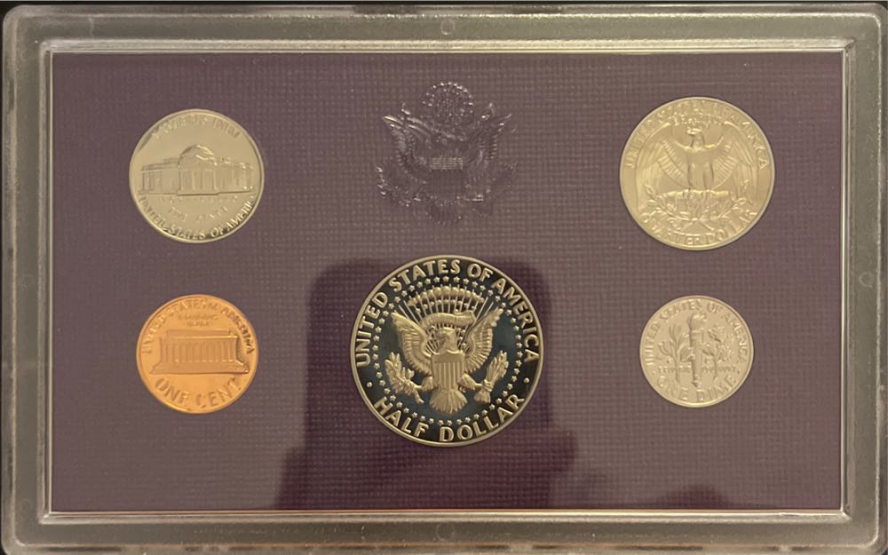 US 5 Coin Proof Set - 1989 S  coin collectible - Main Image 2