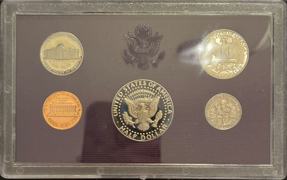 US 5 Coin Proof Set - 1985 S  coin collectible - Main Image 2