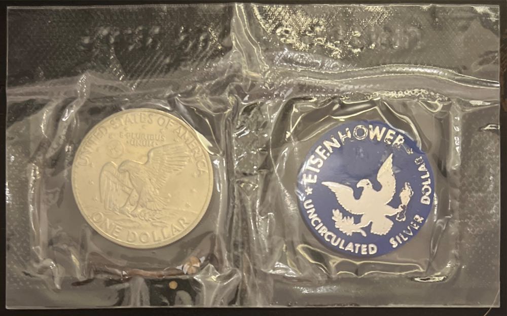 Eisenhower Dollar - 1971 S Uncirculated  coin collectible - Main Image 2