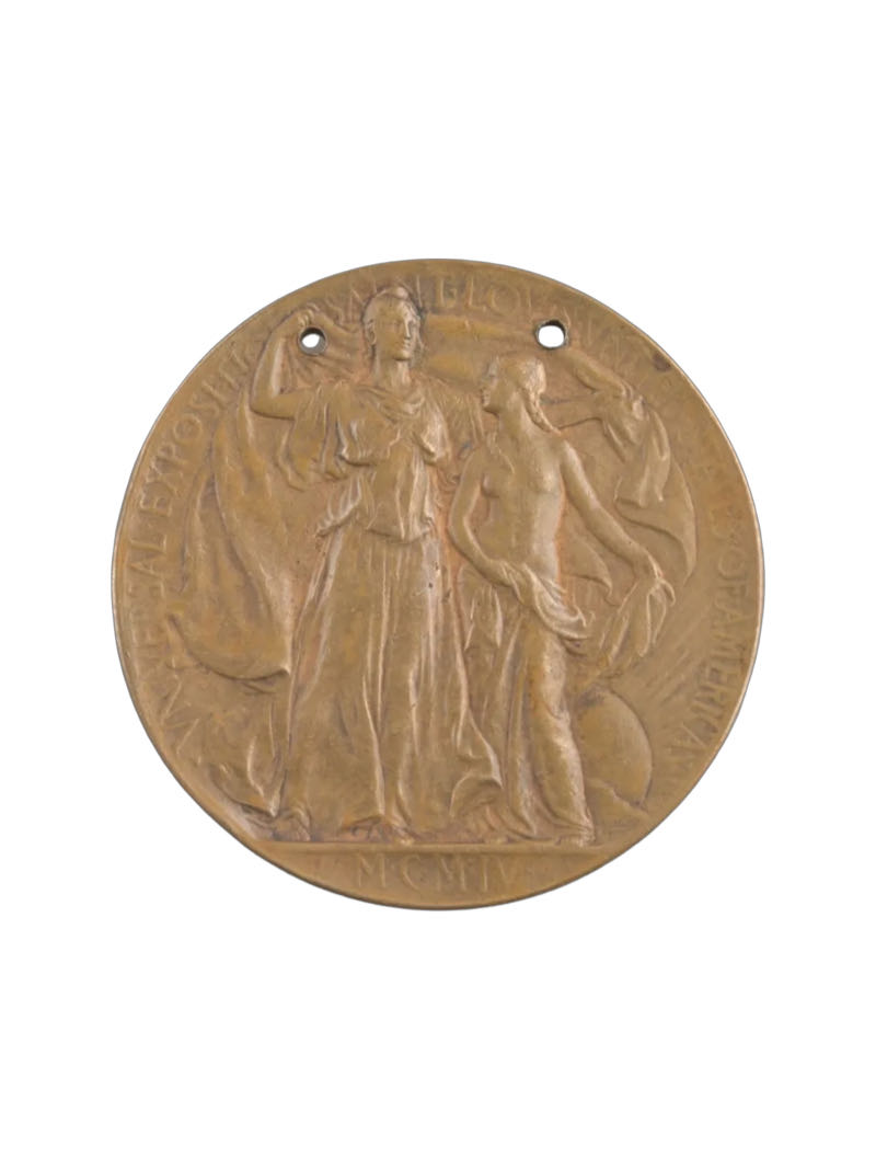 Louisiana Purchase Exposition - Bronze Prize Medal  coin collectible - Main Image 2