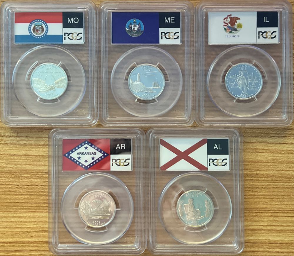 PCGS PR69DCAM 2003-S State Quarters   coin collectible - Main Image 2