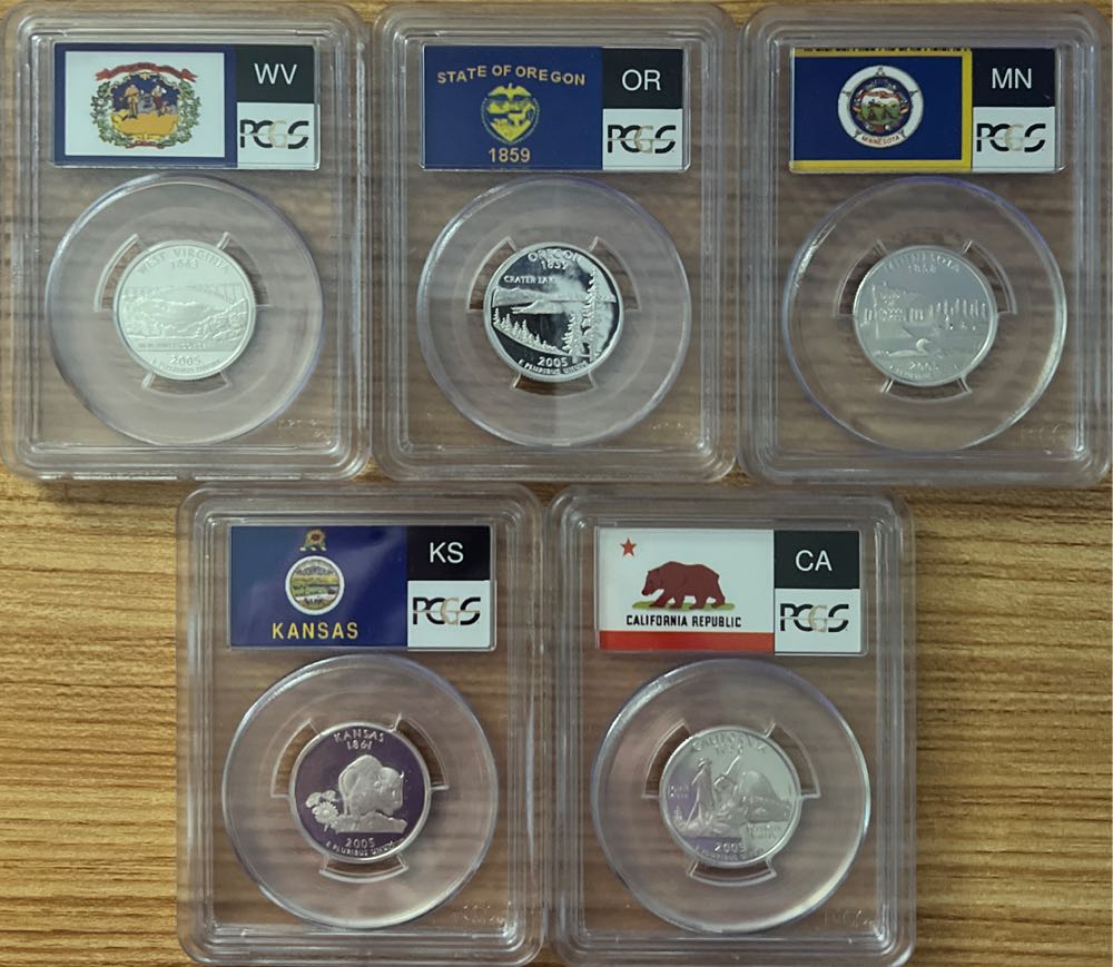 PCGS PR69DCAM 2005-S State Quarters   coin collectible - Main Image 2