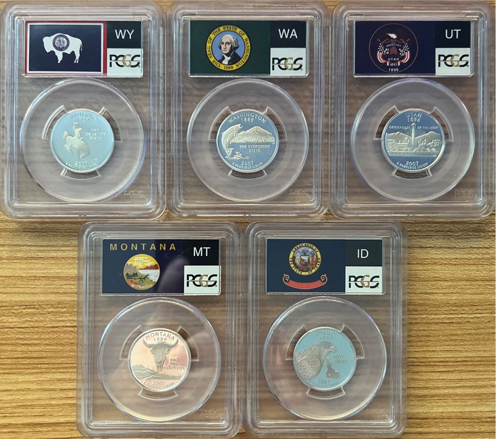 PCGS PR69DCAM 2007-S State Quarters  coin collectible - Main Image 2