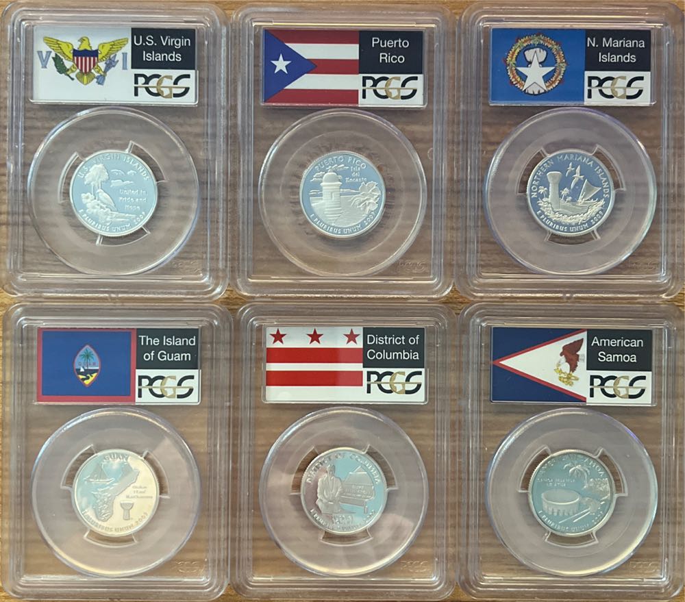 PCGS PR69DCAM 2009-S US Territories Quarters  coin collectible - Main Image 2