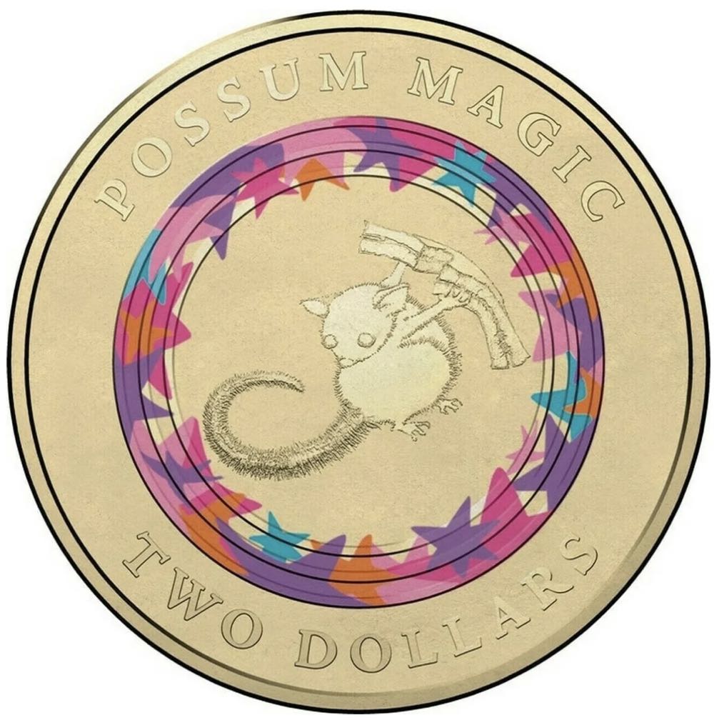 2017 $2 Possum Pink - CIRC  coin collectible - Main Image 1