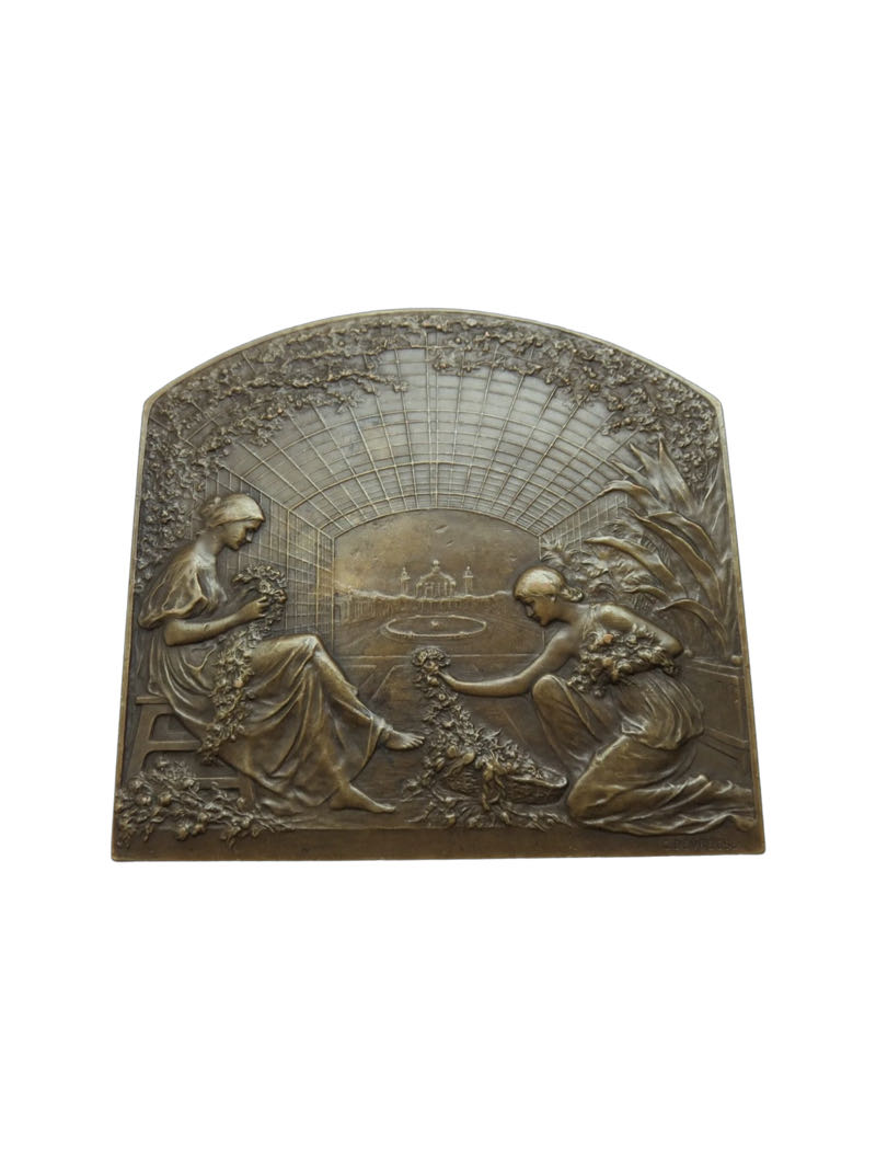 Exposition Universelle Belgium Plaque  coin collectible - Main Image 2