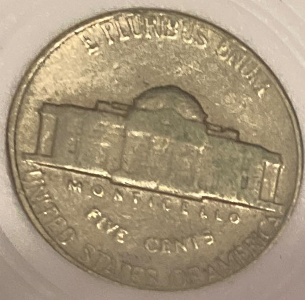 Nickel 1968 S Jefferson  coin collectible - Main Image 2