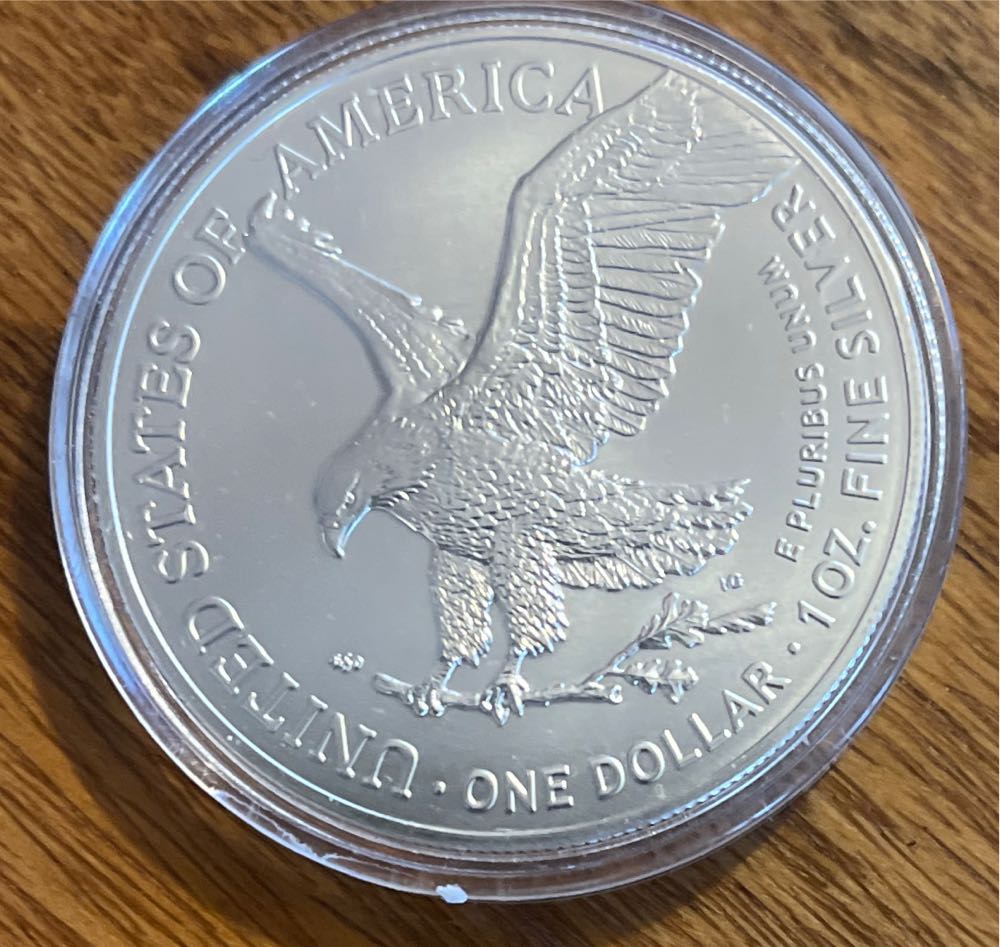 2023 US Mint American Eagle One Ounce Silver Uncirculated  coin collectible - Main Image 2