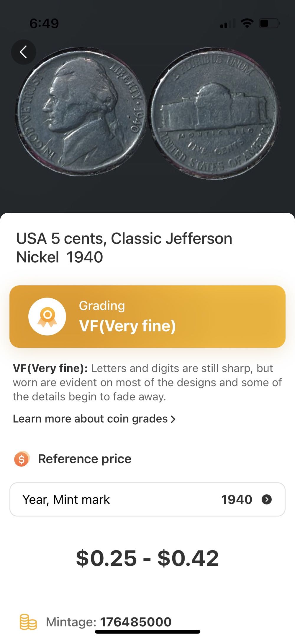 Nickel Jefferson 1972