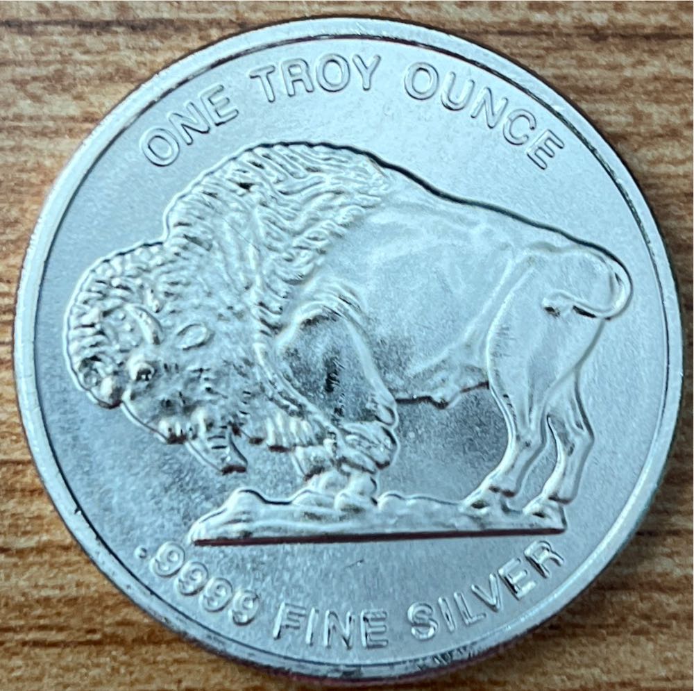 Buffallo Rounds Generic  coin collectible - Main Image 2