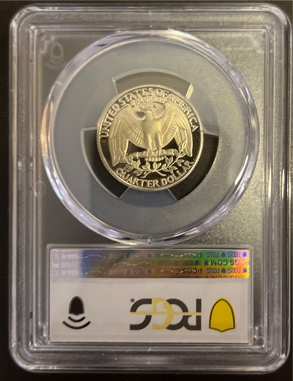 1985 S Washington Quarter Proof Deep Cameo  coin collectible - Main Image 2