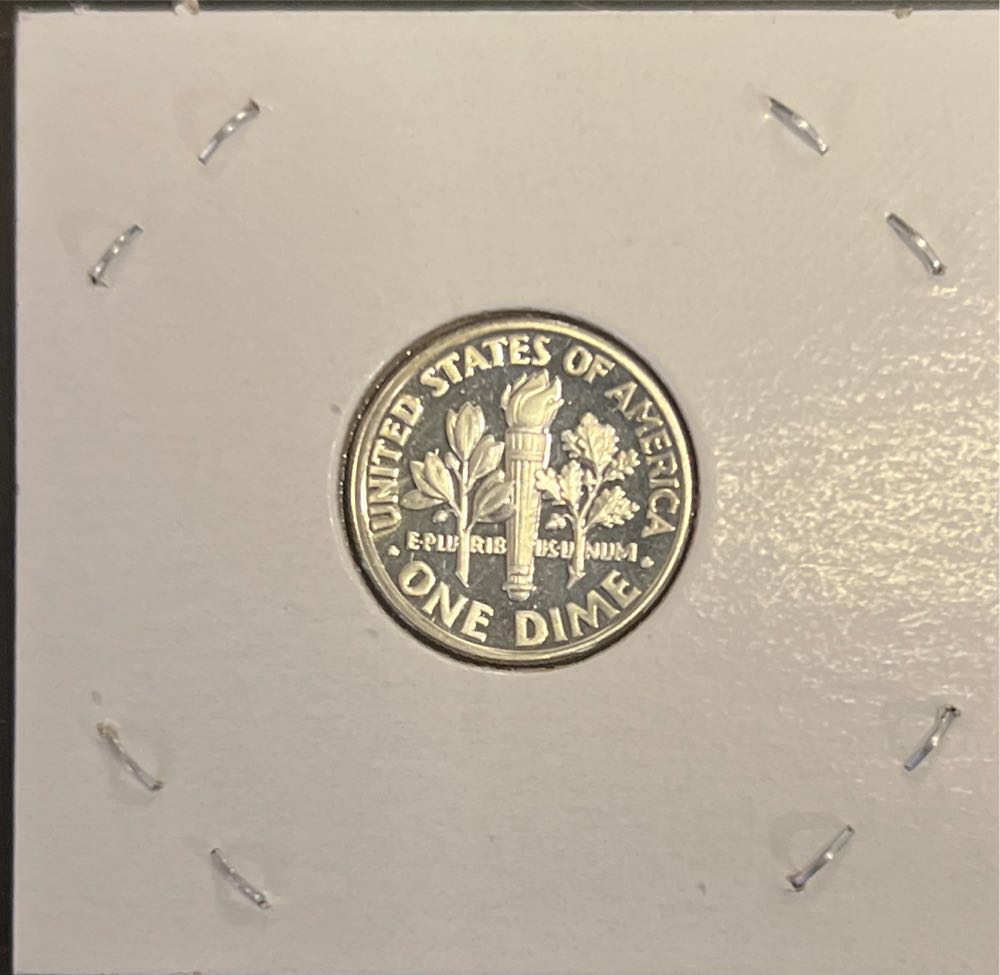 Roosevelt Dime - 1996 S Proof Silver  coin collectible - Main Image 2