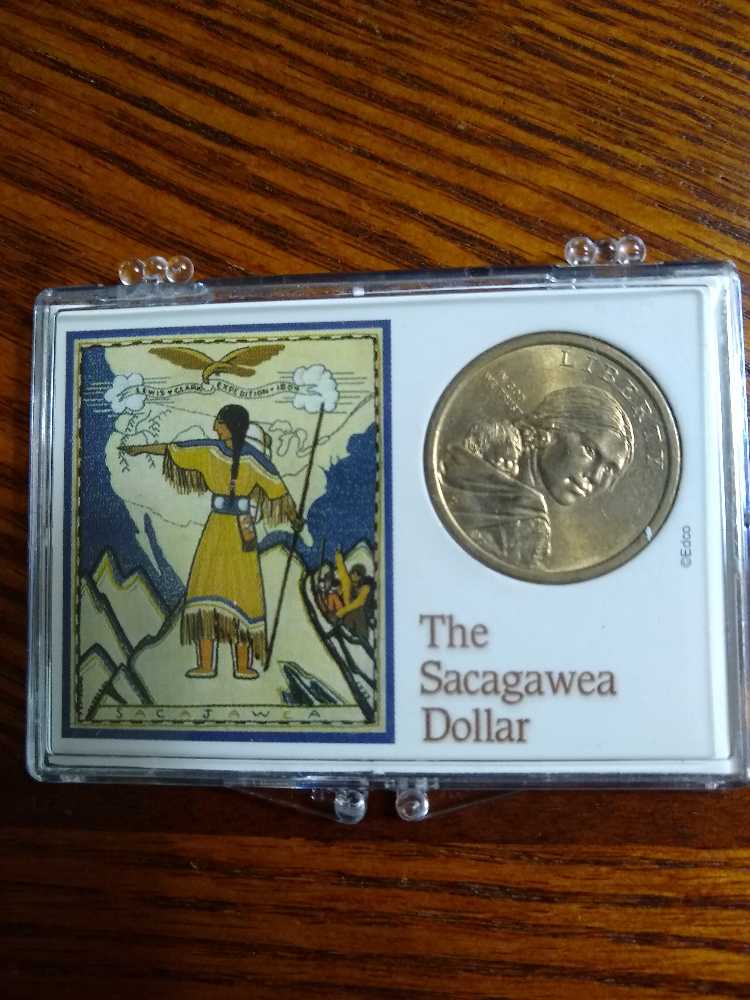 Sacagawea Dollar Hiawatha coin collectible - Main Image 1