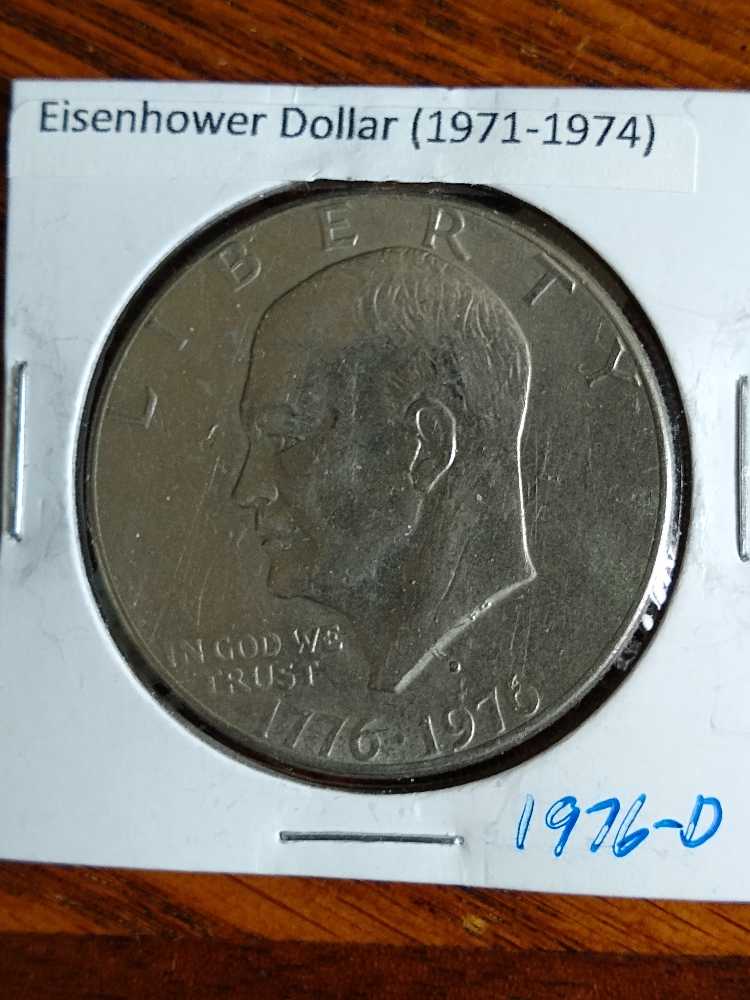 Eisenhower Dollar 1976 Circulated   coin collectible - Main Image 3
