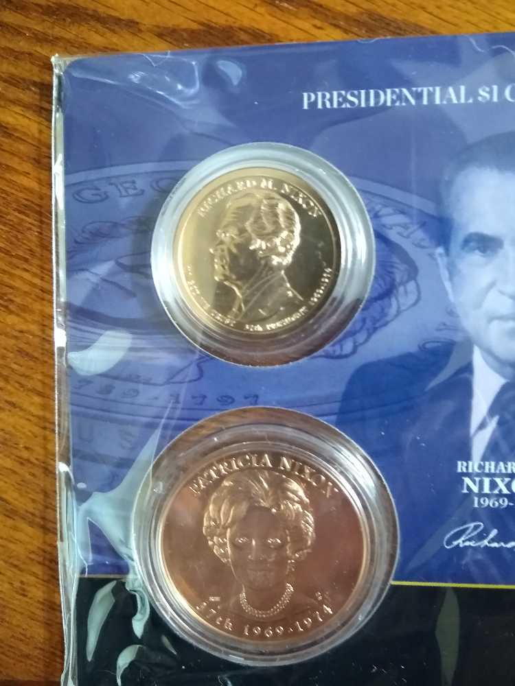 Nixon & Wife   coin collectible - Main Image 2