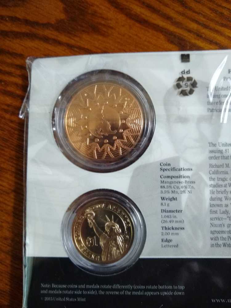 Nixon & Wife   coin collectible - Main Image 4