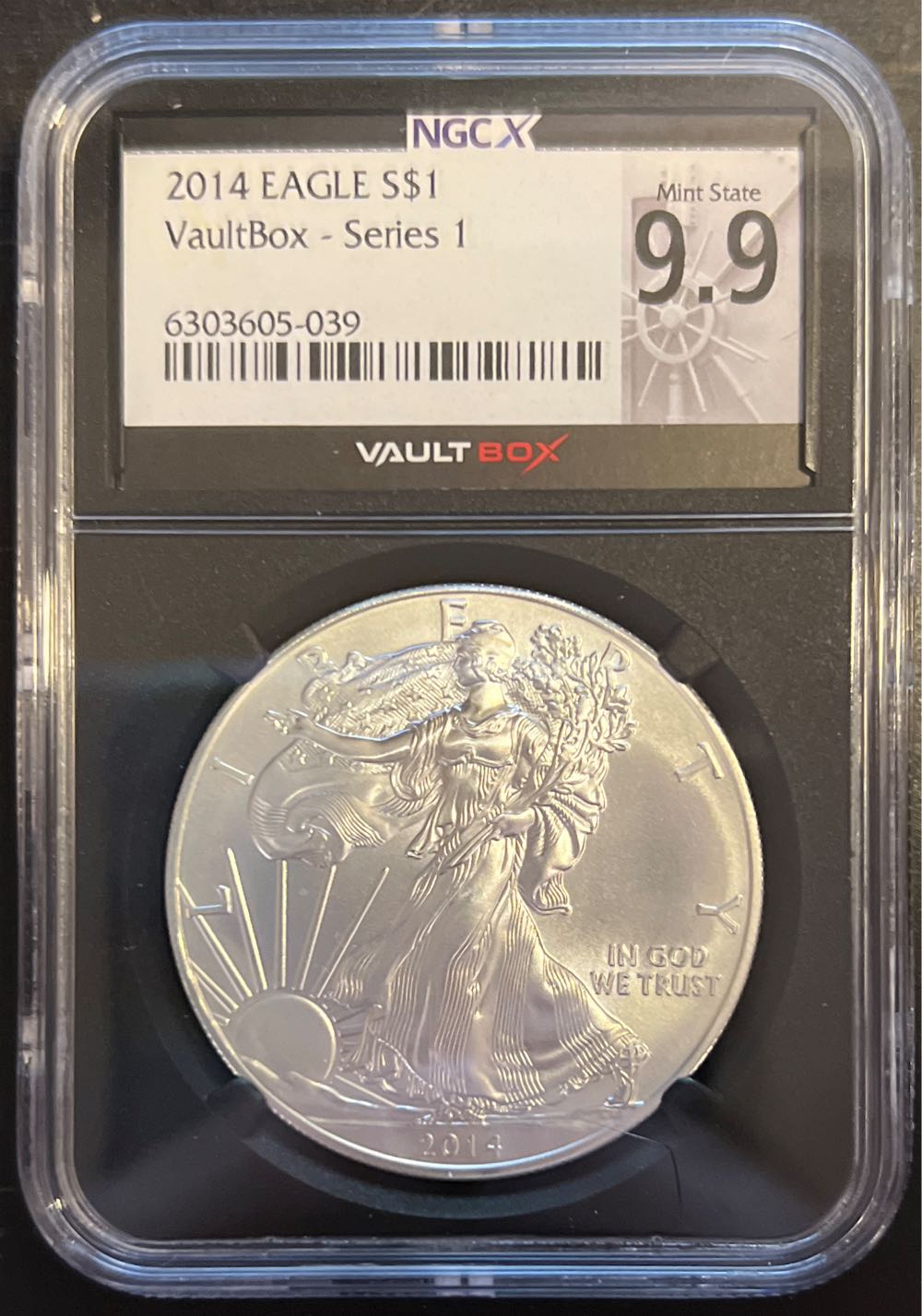 Meteorite Crater Pingualuit - Niue Island 2018 1 Oz