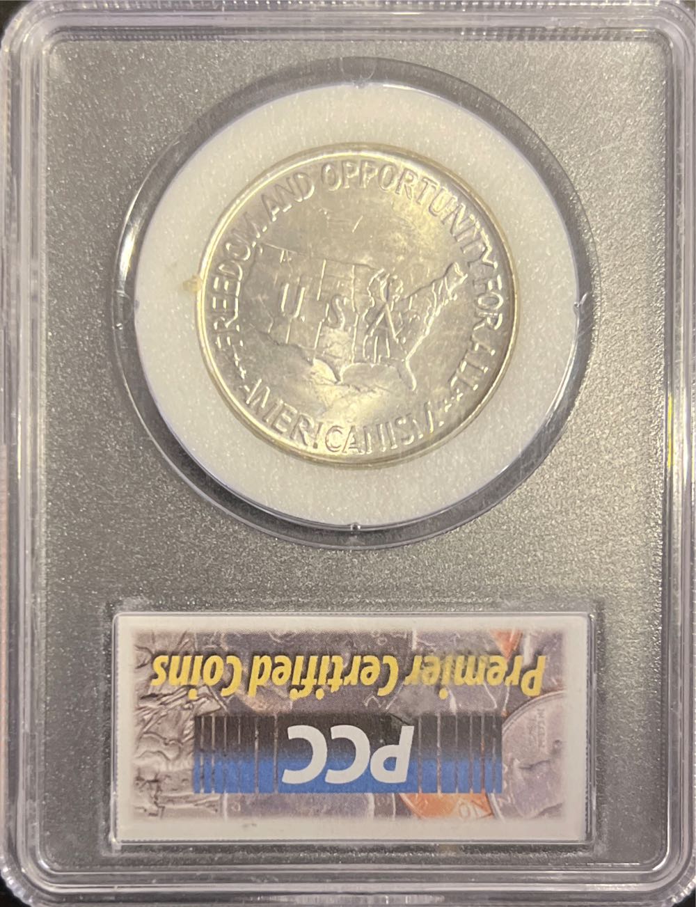 Carver And Washington Commemorative Half Dollar - 1952 Silver  coin collectible - Main Image 2