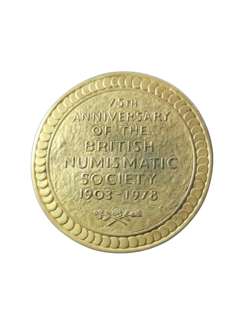 British Numismatic Society 75th Anniversary Medal  coin collectible - Main Image 2