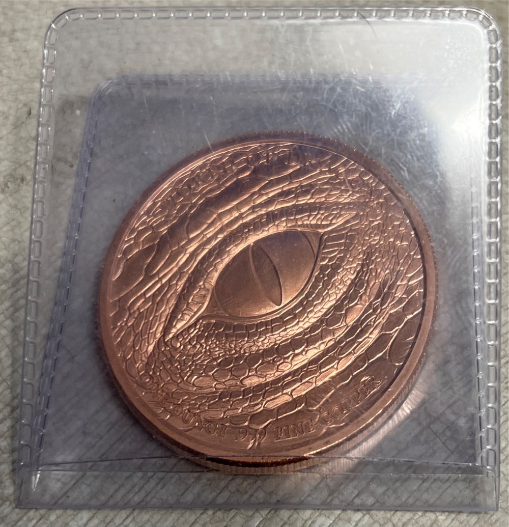 1 Oz Copper - World Of Dragons The Indian  coin collectible - Main Image 2