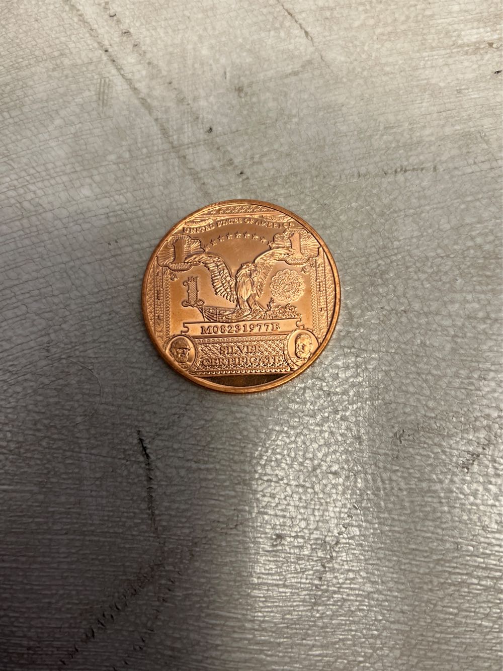 1 Oz Copper - Art Bar Mint 5  coin collectible - Main Image 2