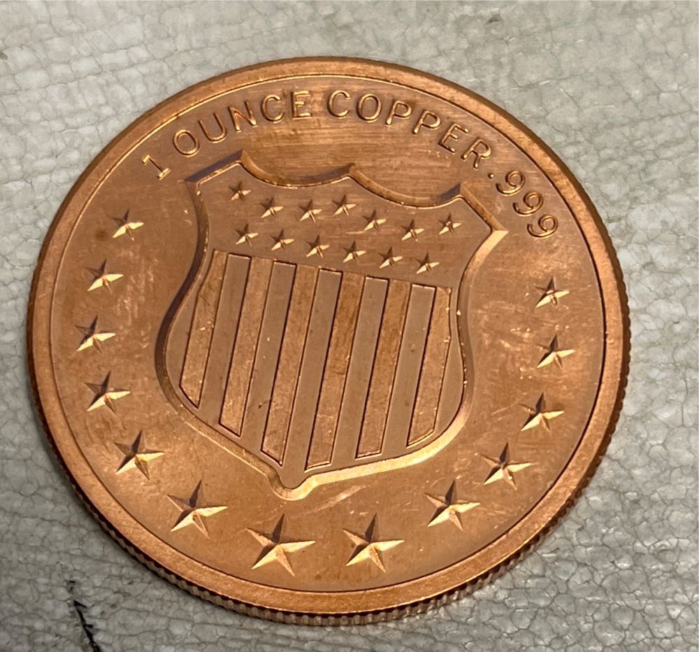 1 Oz Copper - The American Bison  coin collectible - Main Image 2