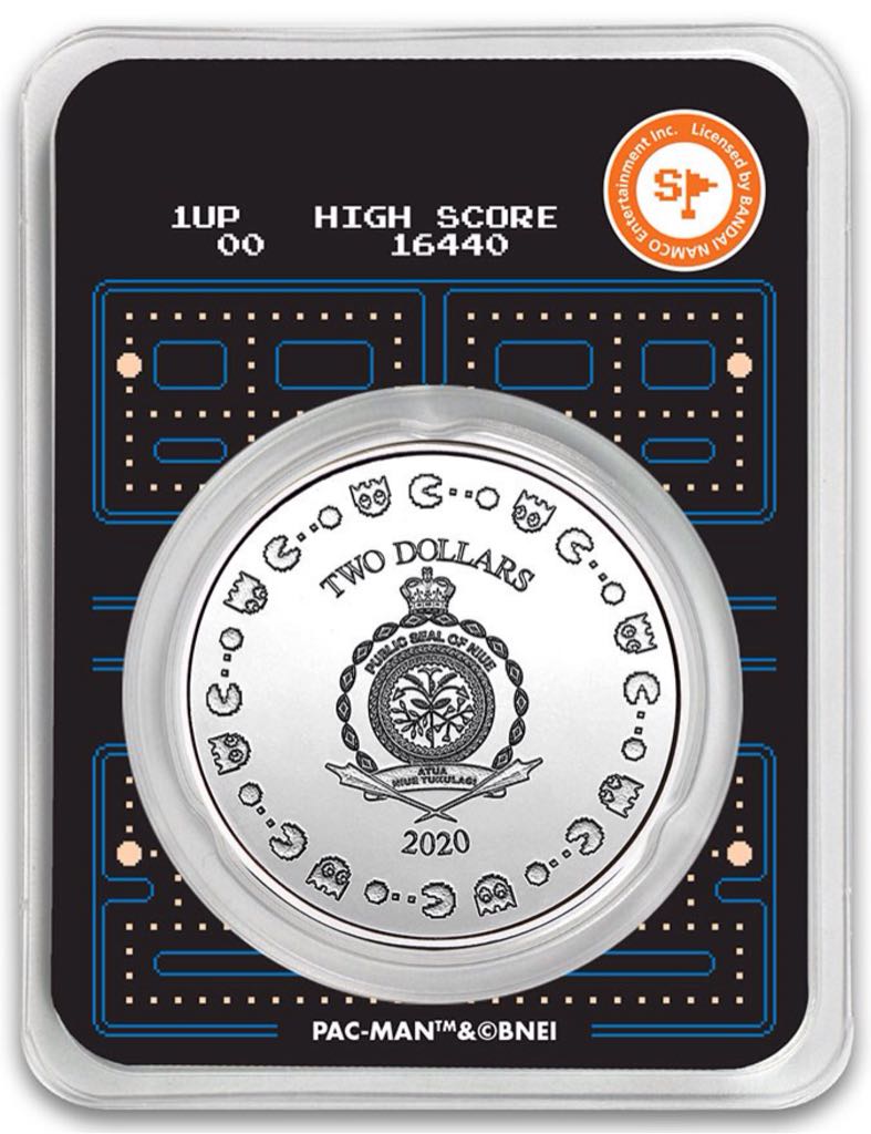 Niue $2 PAC-MAN™ 40th Anniversary Coin in TEP  coin collectible - Main Image 2