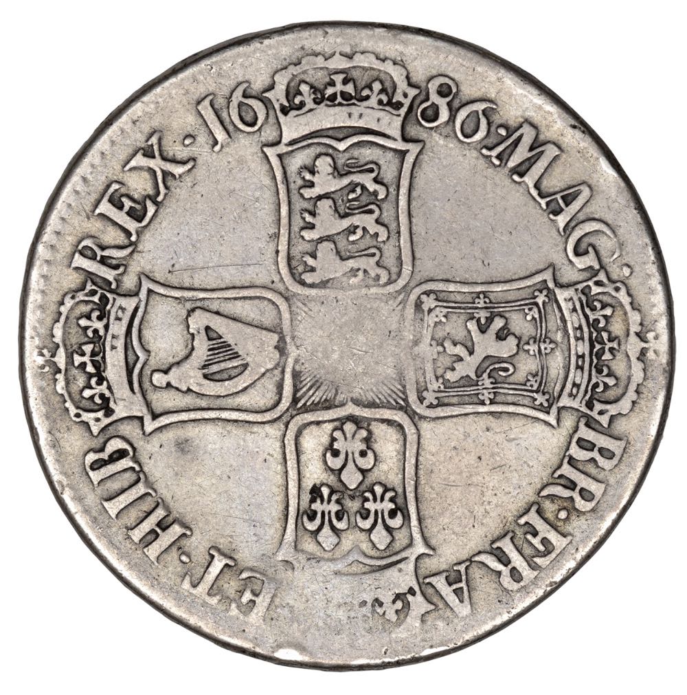 1686 Crown SECUNDO - F  coin collectible - Main Image 2