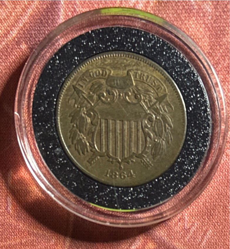 2 Cent Piece - 1864  coin collectible - Main Image 3
