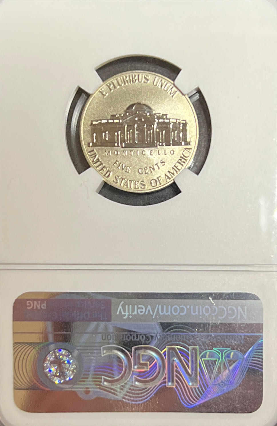 Jefferson Nickel - 2018 S First Release Silver Reverse Proof PF70 NGC  coin collectible - Main Image 2
