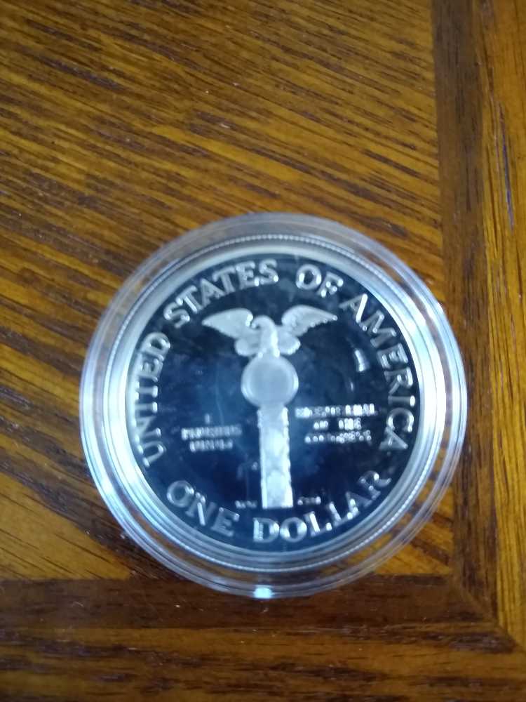 Liberty Dollar 1789 1989 D Uncirculated   coin collectible - Main Image 2