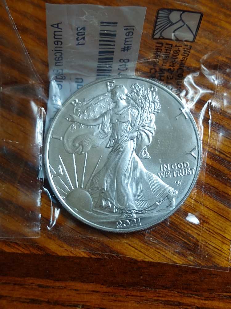American Eagle Silver Dollar 2021  coin collectible - Main Image 2