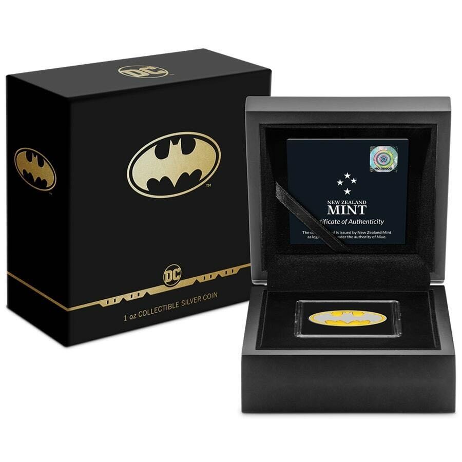 NIUE 2021 2$ - BATMAN™ Emblem - 1 OZ - DC Comics Logos (4.)  coin collectible - Main Image 3