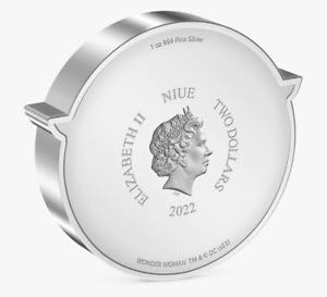 NIUE 2021 2$ - WONDER WOMAN™ Emblem - 1 OZ - DC Comics Logos (6.)  coin collectible - Main Image 2