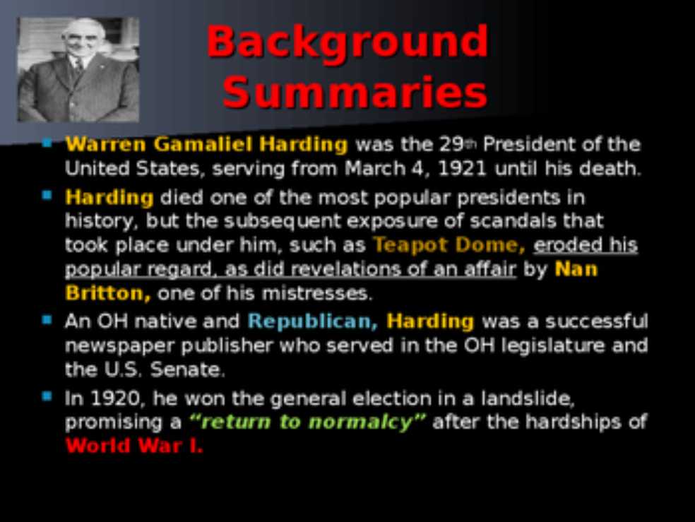 29th Warren G. Harding   coin collectible - Main Image 3