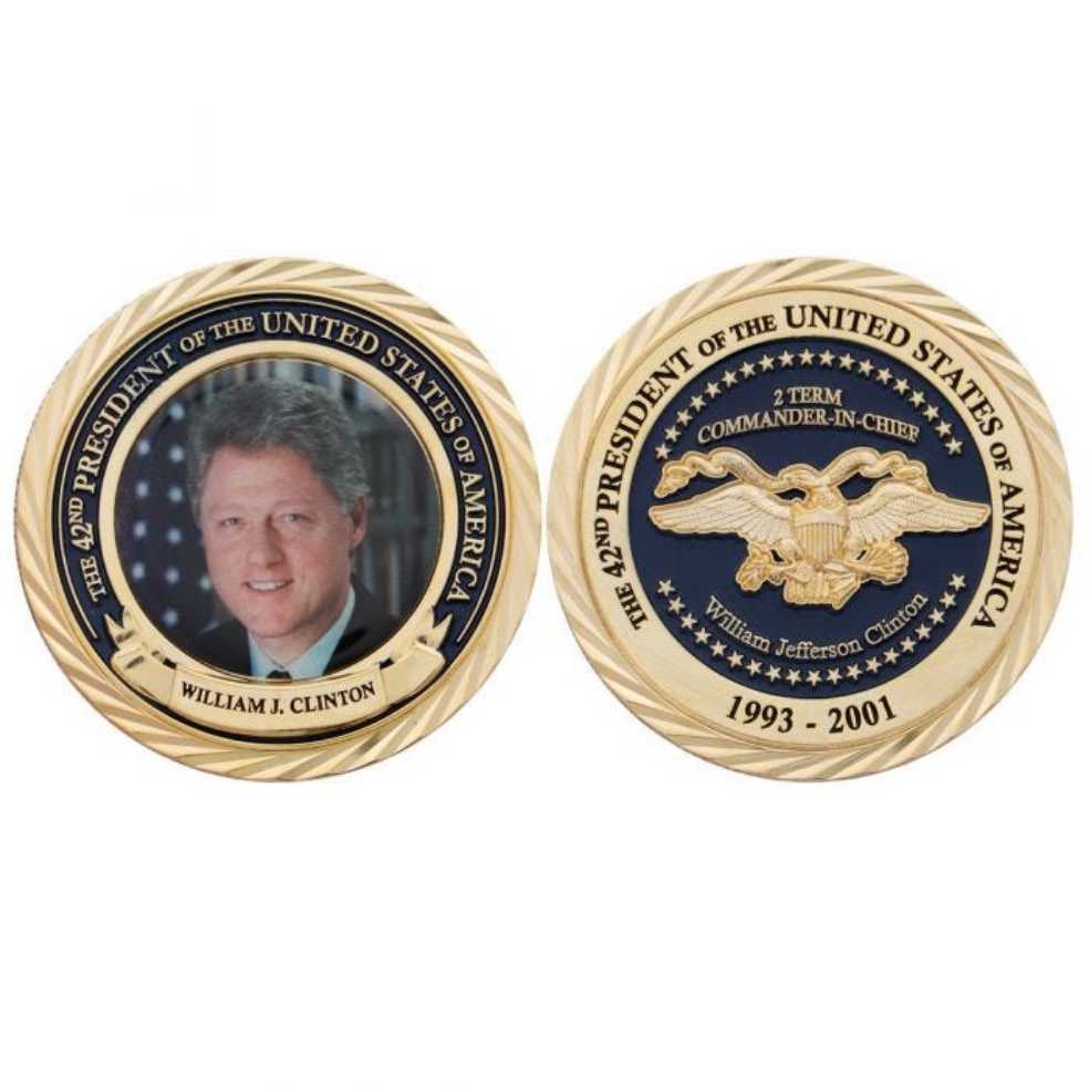 42nd President Bill Clinton  coin collectible - Main Image 2