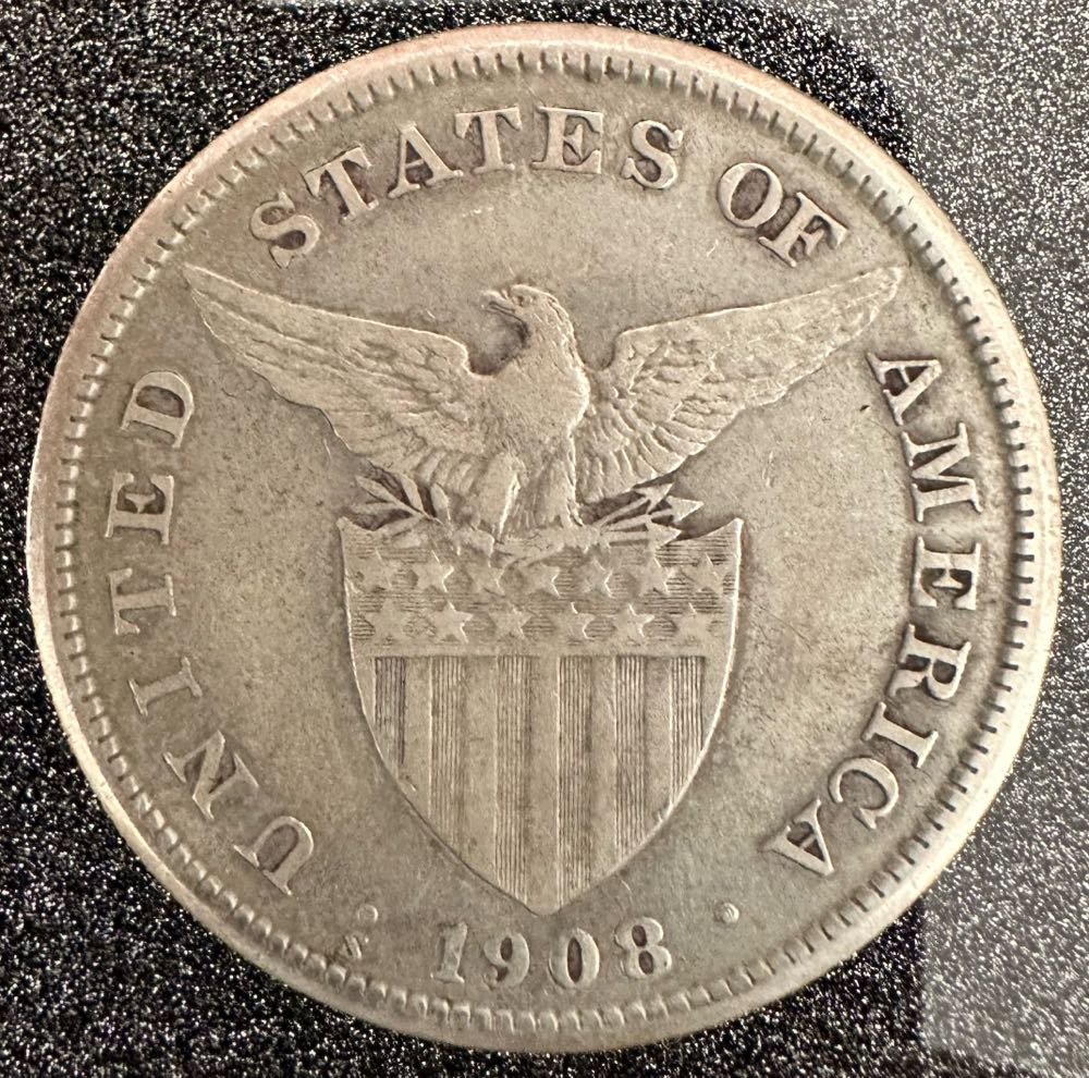 1 Peso 1908  coin collectible - Main Image 2