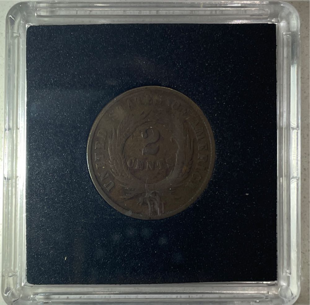 2 Cent Piece  coin collectible - Main Image 2
