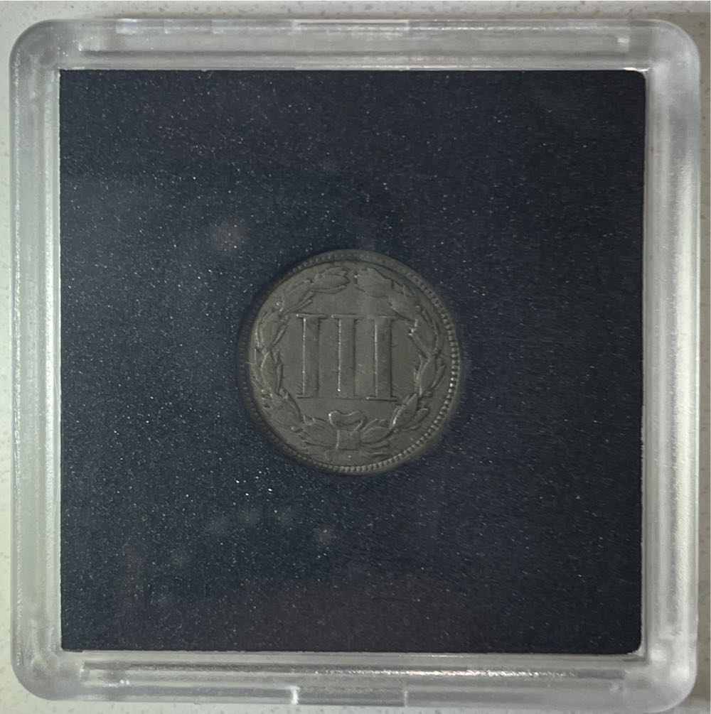 3 Cent Piece  coin collectible - Main Image 2