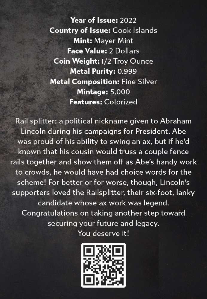 Life of Lincoln  coin collectible [Barcode 66348670006552244196] - Main Image 4