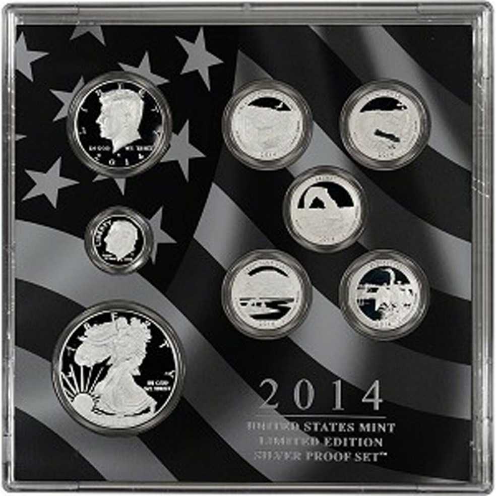 Proof U.S. Limited Edition Silver Proof Set 2014  coin collectible - Main Image 3