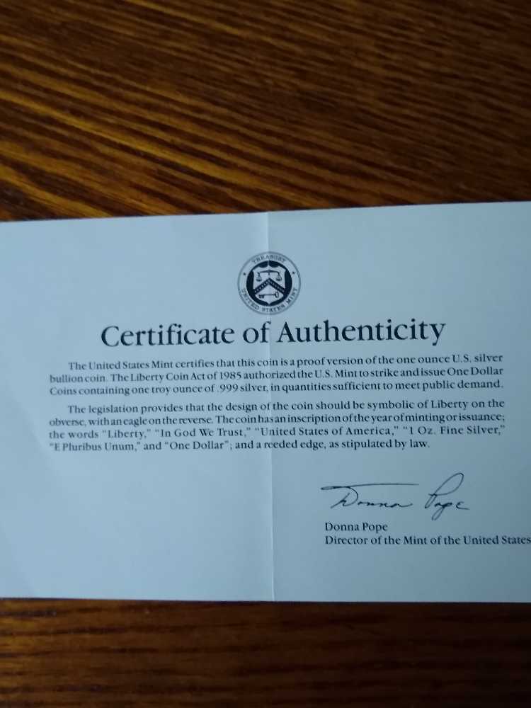 American Silver Eagle  coin collectible - Main Image 3