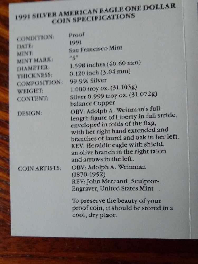 American Silver Eagle  coin collectible - Main Image 4