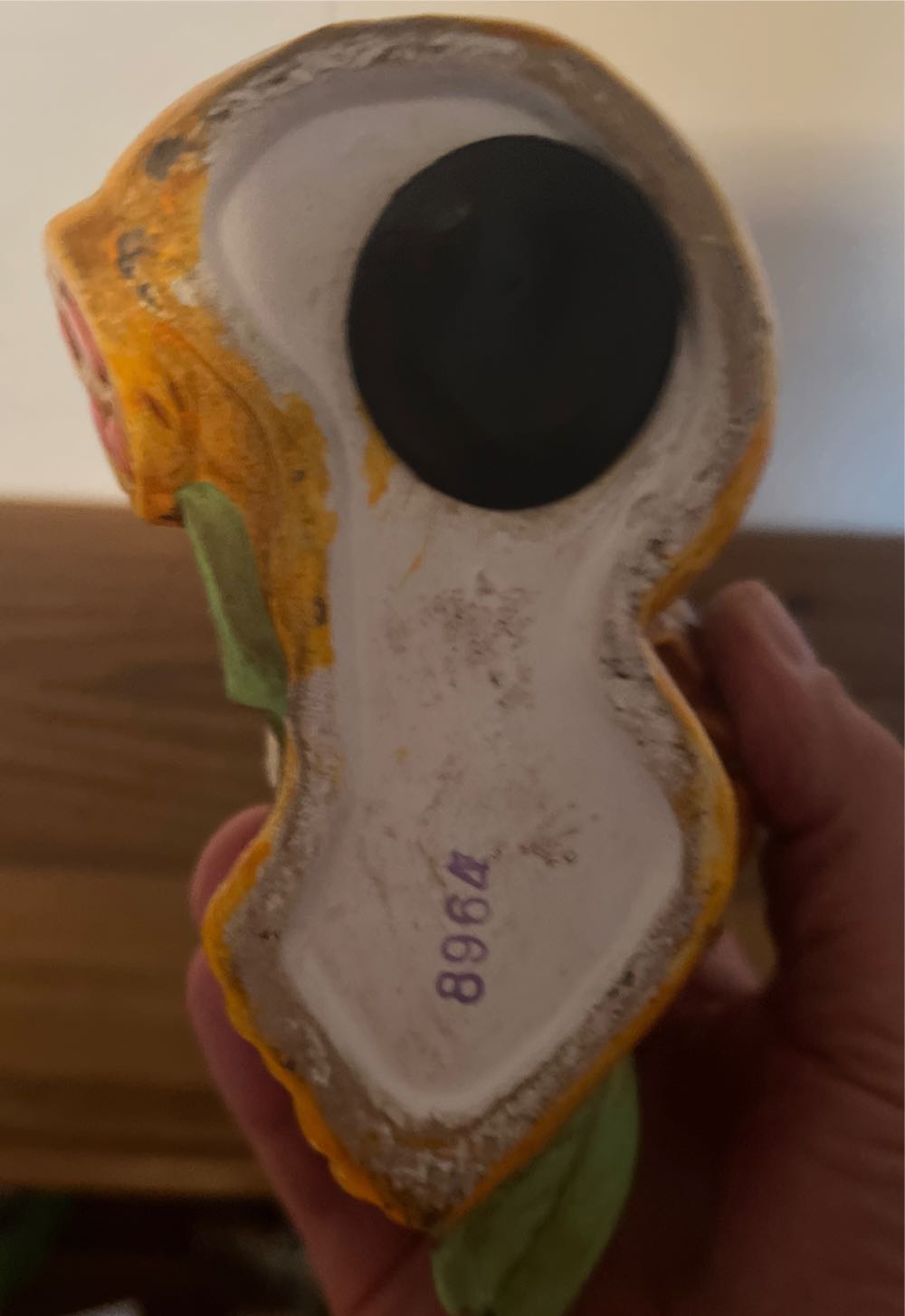 Vtg Napcoware Lion Bank Butterfly  1960-70 Ceramic  coin collectible - Main Image 3