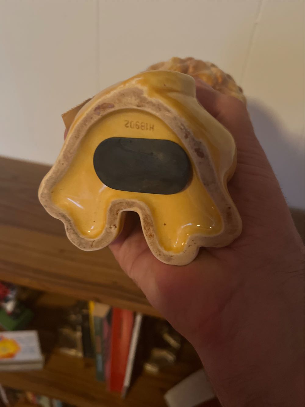 Vintage HAPPY LION Bank  - Made in Japan ceramic piggy bank  coin collectible - Main Image 3