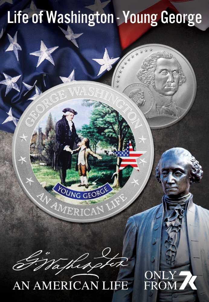 Life of George Washington  coin collectible [Barcode 66217170006305891173] - Main Image 3
